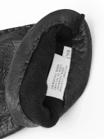 Peccary Handsewn Cashmere, kolor: 100 - Black - 2