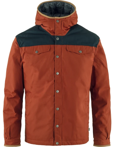 Fjallraven Greenland No.1 Down Jacket, kolor: 215-555 - Autumn Leaf-Dark Navy