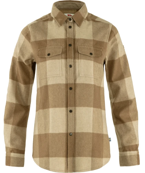 Fjallraven Canada Shirt W, kolor: 232-191 - Buckwheat Brown-Light Beige