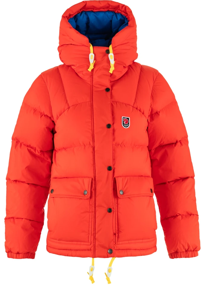 Fjallraven Epedition Down Lite Jacket W, kolor: 214-525 - Flame Orange-UN Blue