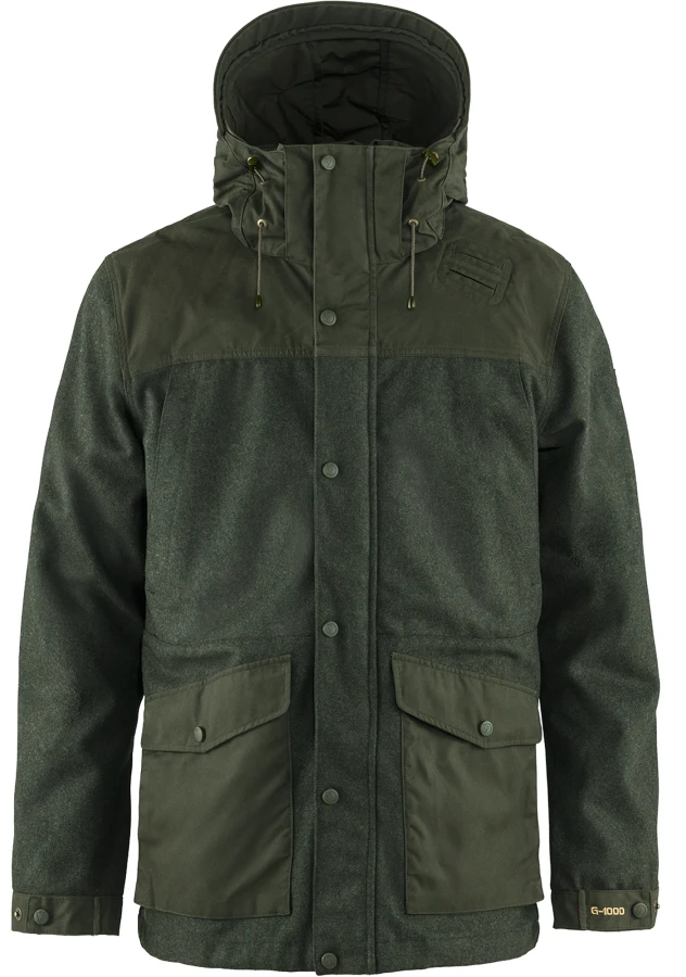Fjallraven Varmland Wool Jacket, kolor: 662: Deep Forest