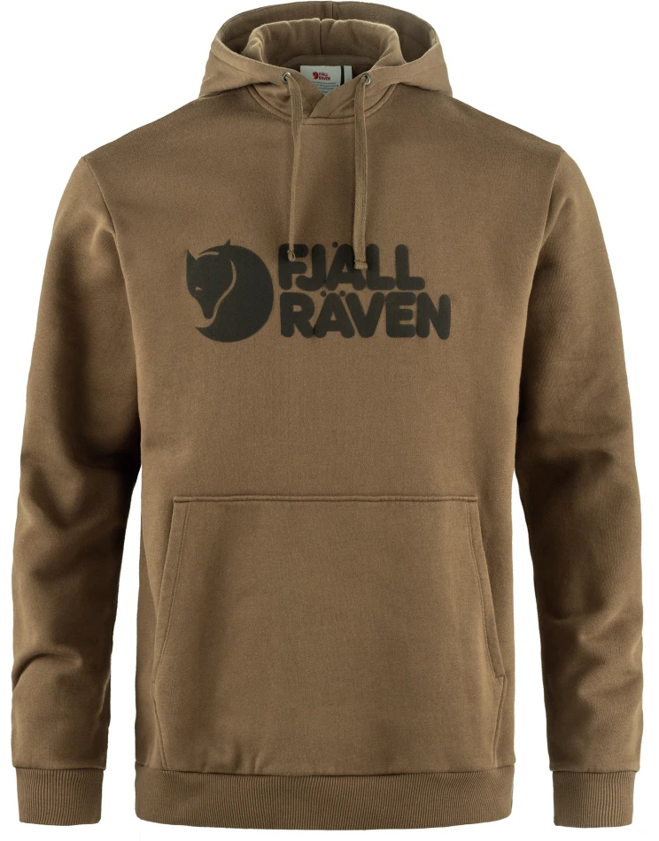 Fjallraven Logo Hoodie, kolor: 265 - Wood Brown