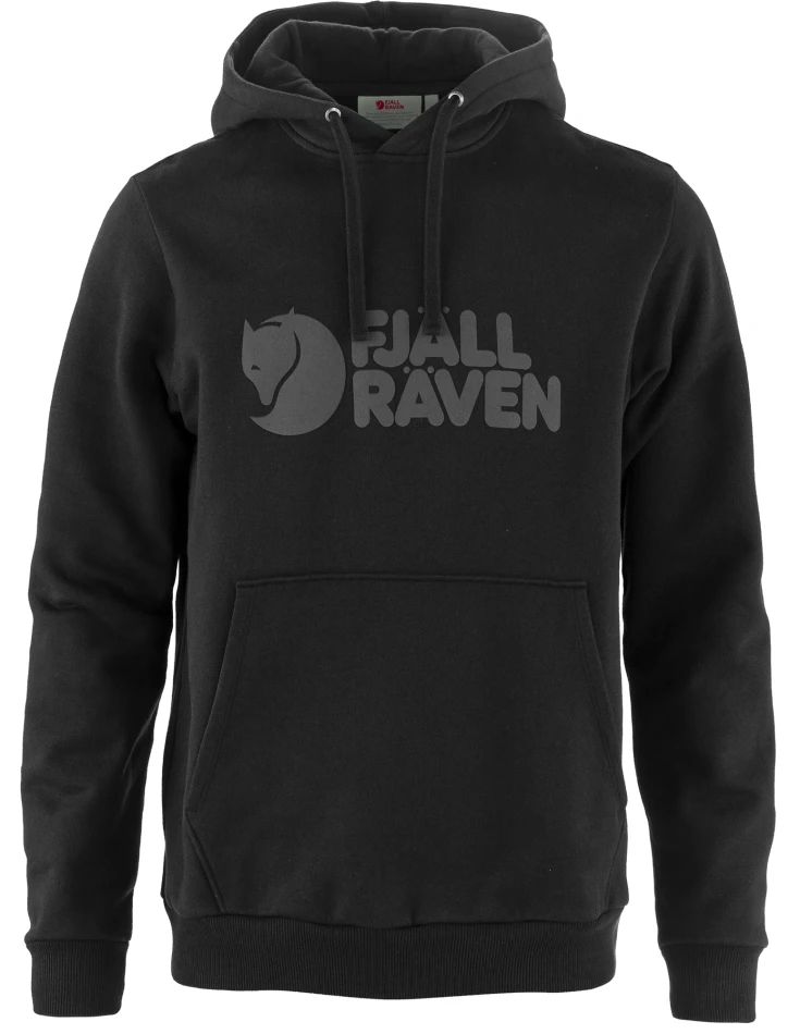 Fjallraven Logo Hoodie, kolor: 550 - Black