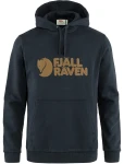 Fjallraven Logo Hoodie, kolor: 555 - Dark Navy