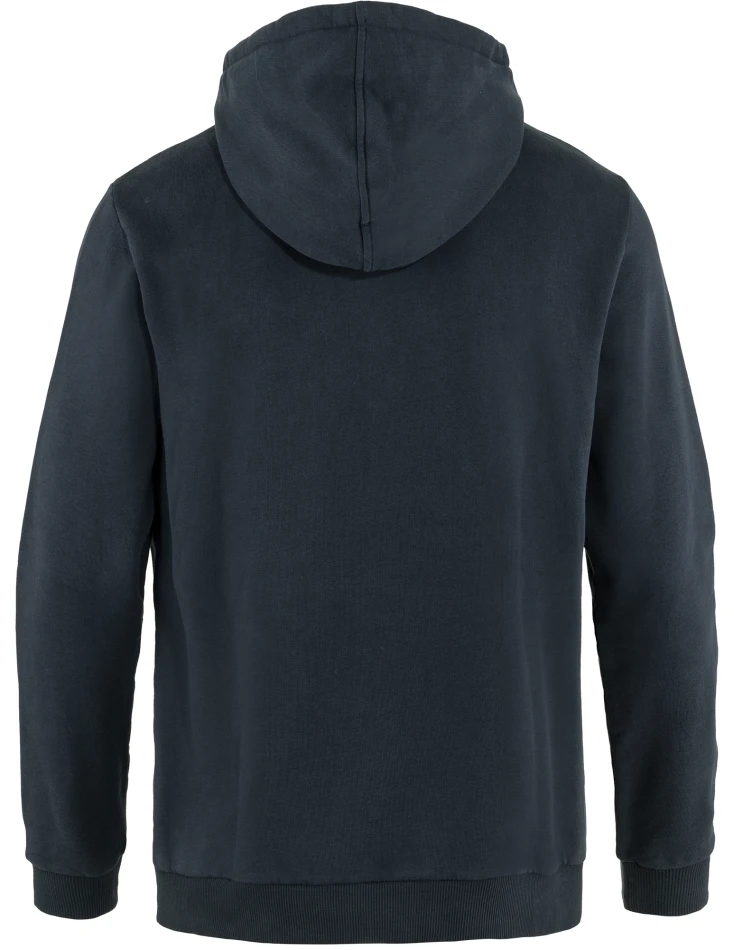 Fjallraven Logo Hoodie, kolor: 555 - Dark Navy
