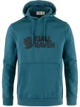 Fjallraven Logo Hoodie, kolor: 574 - Deep Sea