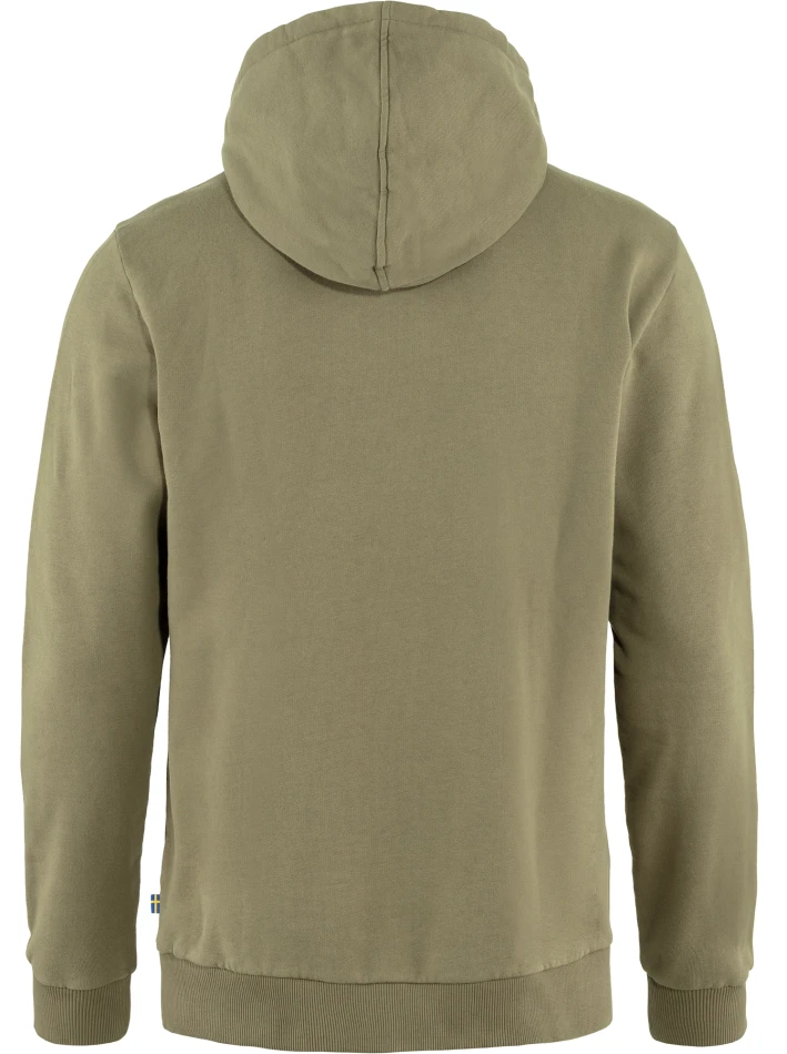 Fjallraven Logo Hoodie, kolor: 622 - Light Olive