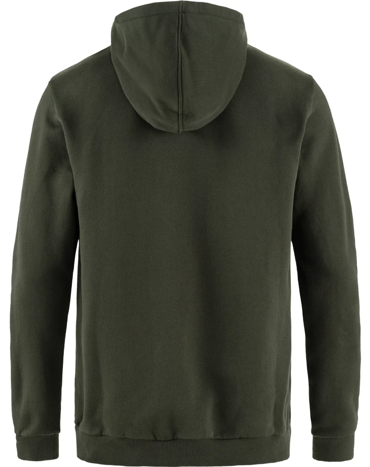 Fjallraven Logo Hoodie, kolor: 662 - Deep Forest