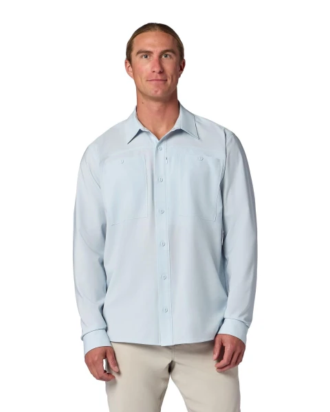 Launch Shirt, kolor: 1326 - Bimini Blue Heather -  przód