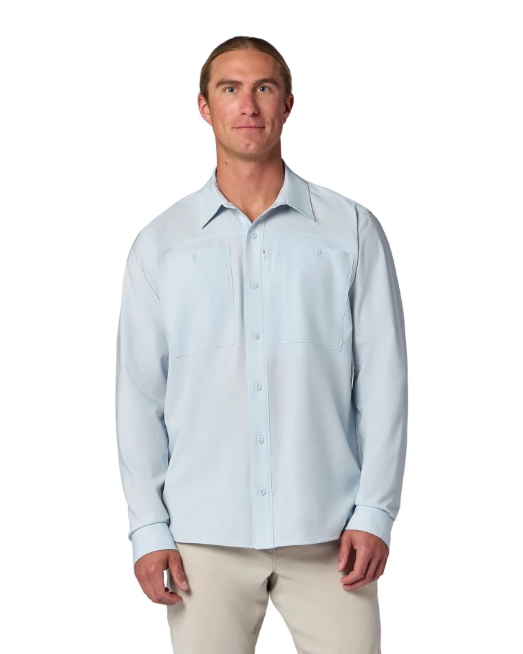 Launch Shirt, kolor: 1326 - Bimini Blue Heather -  przód