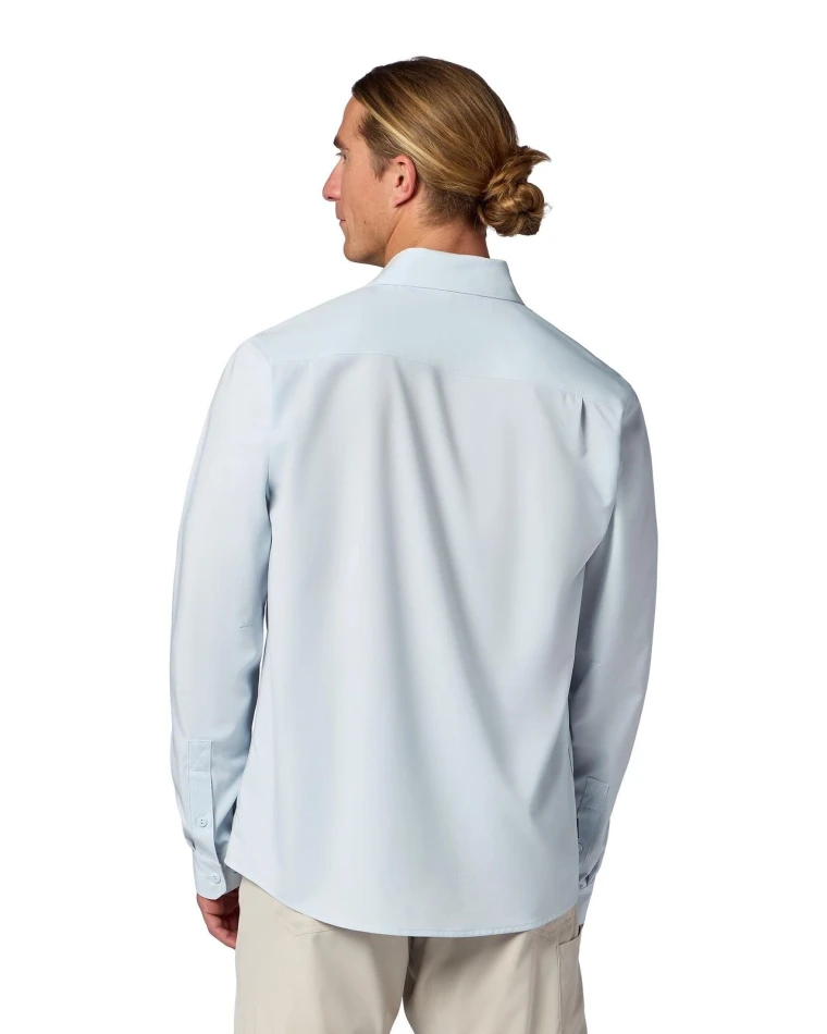 Launch Shirt, kolor: 1326 - Bimini Blue Heather -  tył