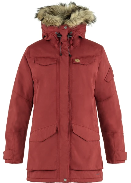 Fjallraven Nuuk Parka W, kolor: 345 - Red Oak