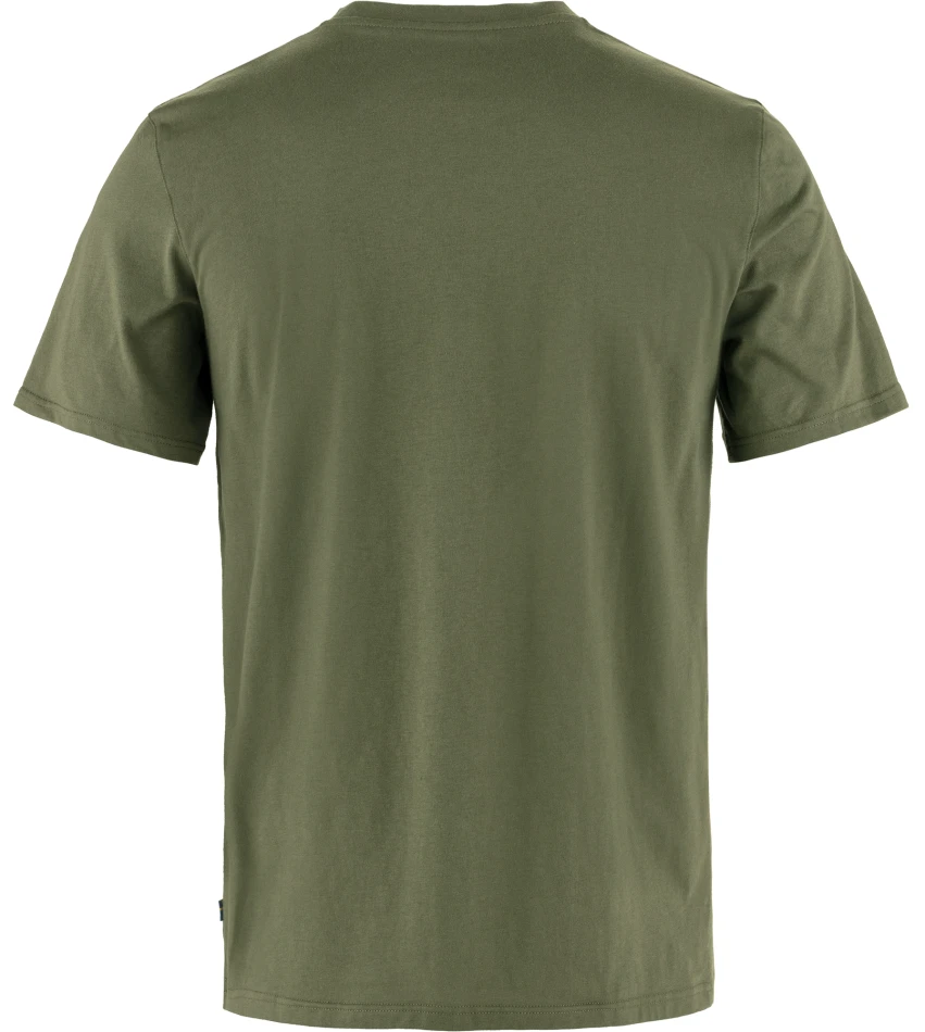 Fjallraven Lush Logo T-shirt, kolor: 625 - Laurel Green