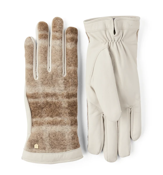 Saga Gloves, kolor: 658030 - Beige Multi / Ivory - 1