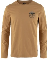 Forever Nature Badge LS T-Shirt, kolor: 232 - Buckwheat Brown