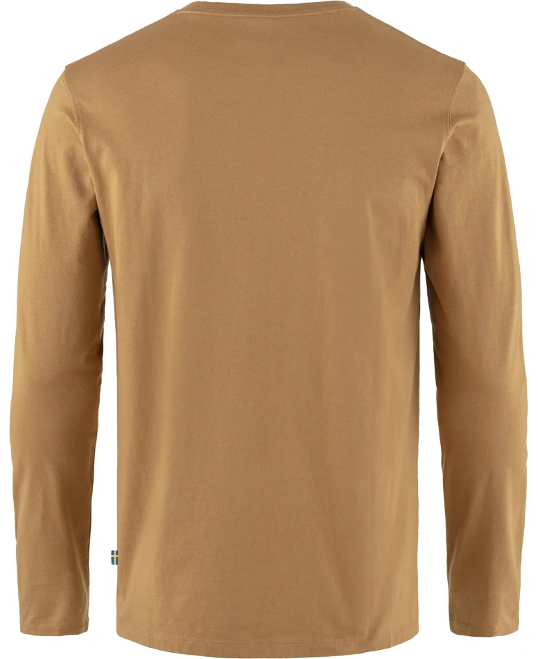 Forever Nature Badge LS T-Shirt, kolor: 232 - Buckwheat Brown