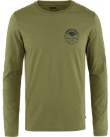 Forever Nature Badge LS T-Shirt, kolor: 677 - Caper Green