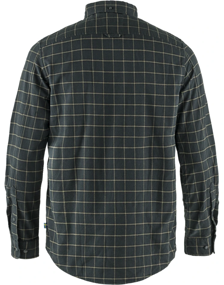 Fjallraven Ovik Flannel Shirt, kolor: 113-625 - Chalk White-Laurel Green