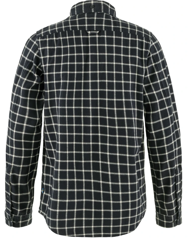 Fjallraven Ovik Flannel Shirt, kolor: 555-113 - Dark Navy-Chalk White