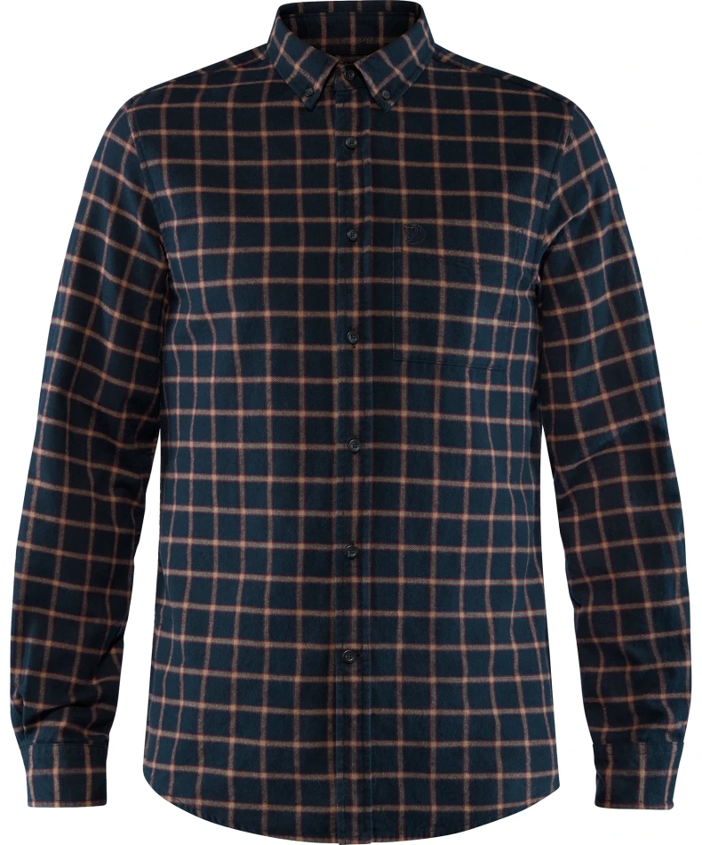 Fjallraven Ovik Flannel Shirt, kolor: 555 - Dark Navy