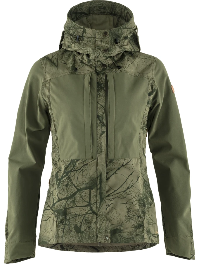 Keb Jacket W, kolor: 626-625 - Green Camo-Laurel Green