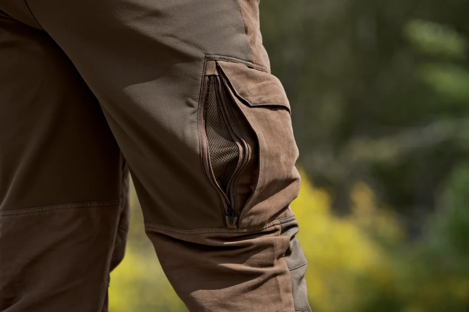 Harkila Scandinavian Trousers, kolor: Dark Earth/Slate Brown