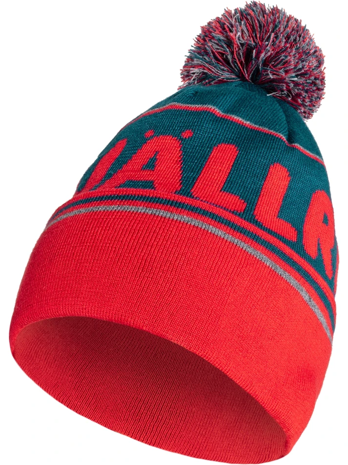 Fjallraven Pom Hat, kolor: 638-334 - Storm-True Red