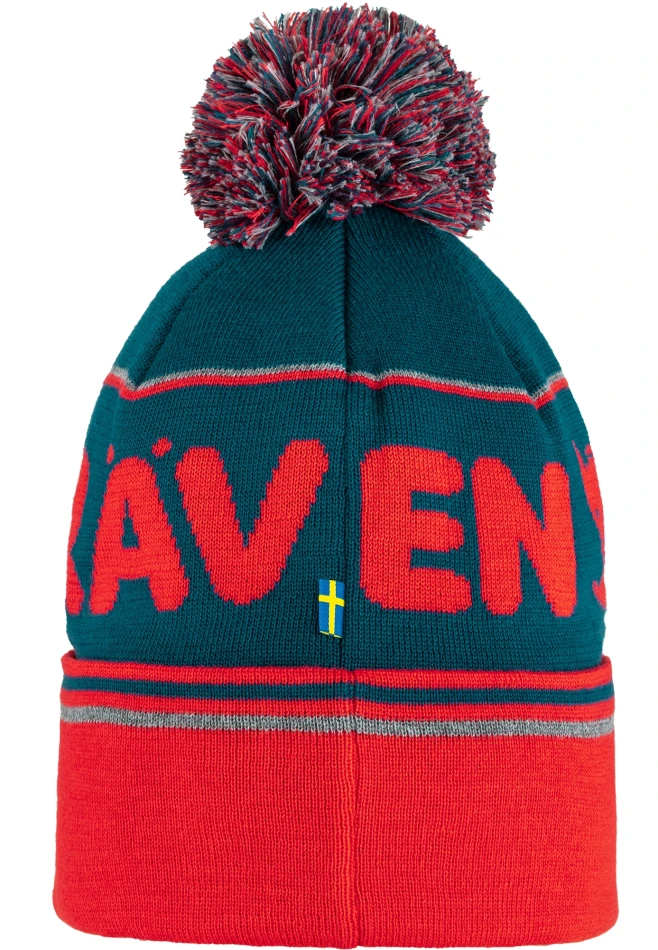 Fjallraven Pom Hat, kolor: 638-334 - Storm-True Red