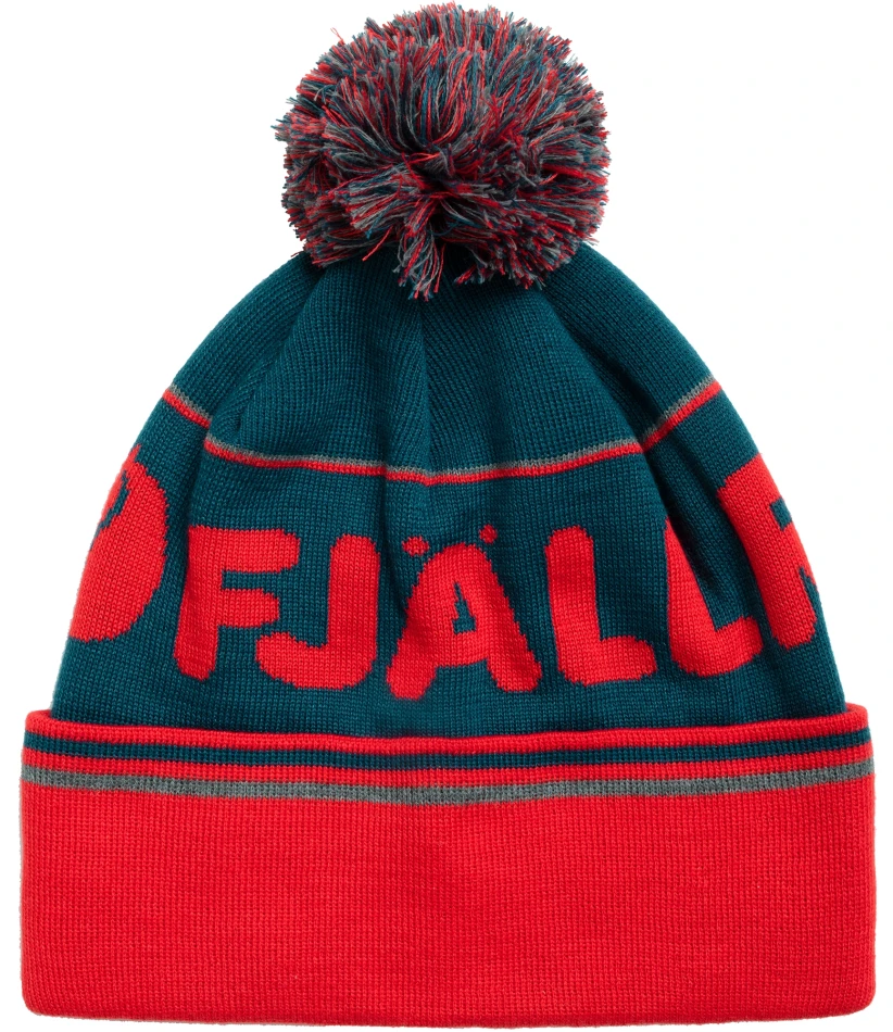 Fjallraven Pom Hat, kolor: 638-334 - Storm-True Red