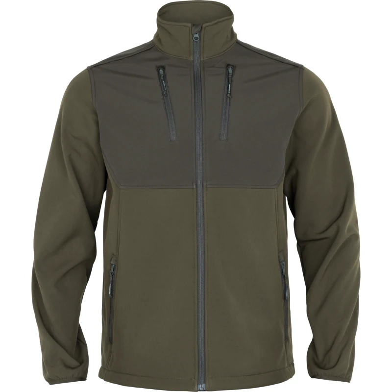 Harkila Scandinavian Softshell Jacket, kolor: Willow Green / Shadow Brown - 1