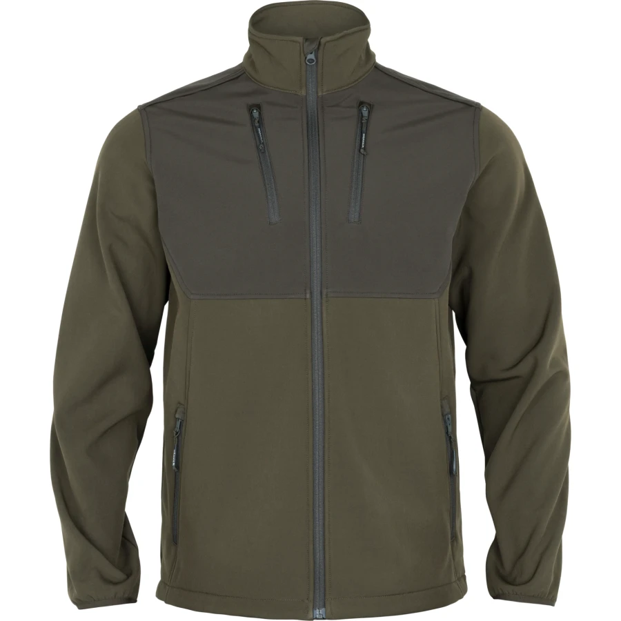 Harkila Scandinavian Softshell Jacket, kolor: Willow Green / Shadow Brown - 1