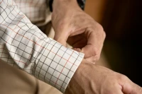 Harkila Portfield L/S Shirt, kolor: Mandarin Check