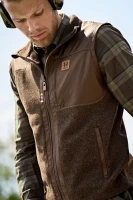 Harkila Kalix Fleece Waistcoat, kolor: Dark Earth