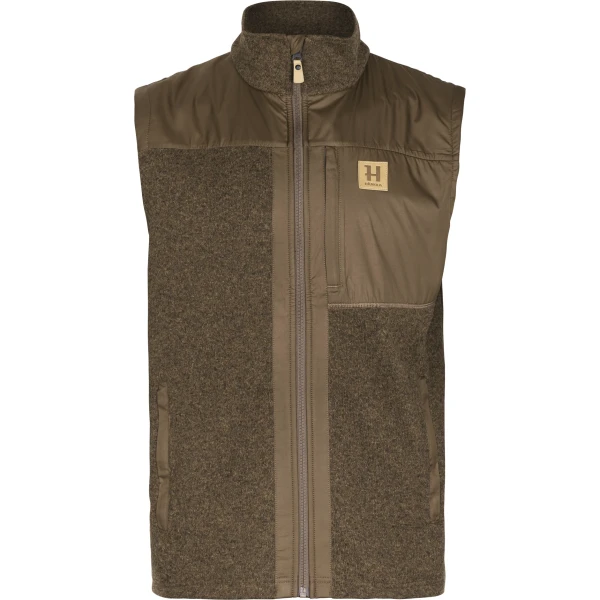 Harkila Kalix Fleece Waistcoat, kolor: Dark Earth