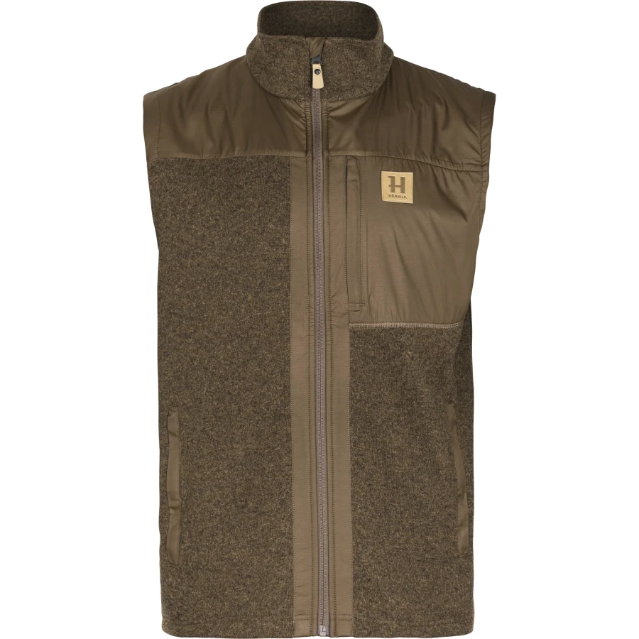 Harkila Kalix Fleece Waistcoat, kolor: Dark Earth