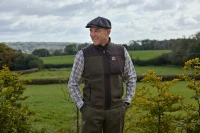Harkila Kalix Fleece Waistcoat, kolor: Willow Green/Shadow Brown