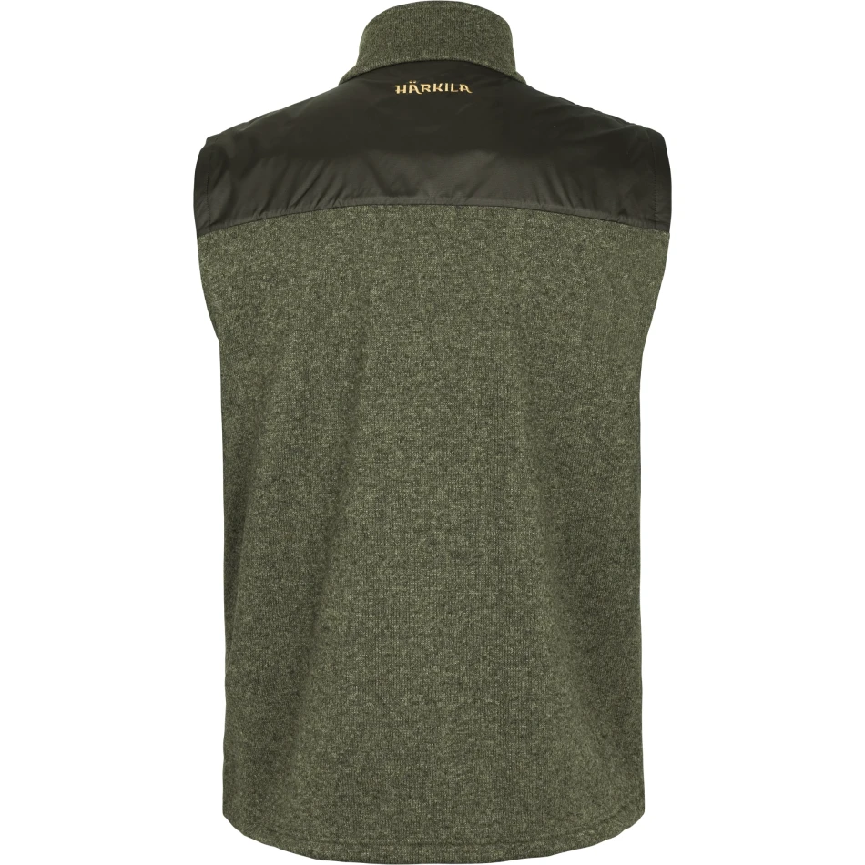 Harkila Kalix Fleece Waistcoat, kolor: Willow Green/Shadow Brown