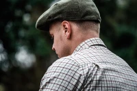 Seeland Oxford Shooting Shirt, kolor: Grape Leaf/Terracota Check