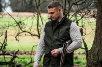 Seeland Oxford Shooting Shirt, kolor: Grape Leaf/Terracota Check