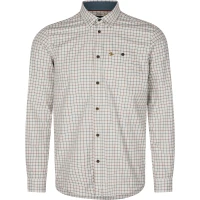 Seeland Oxford Shooting Shirt, kolor: Grape Leaf/Terracota Check