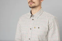 Seeland Oxford Shooting Shirt, kolor: Grape Leaf/Terracota Check