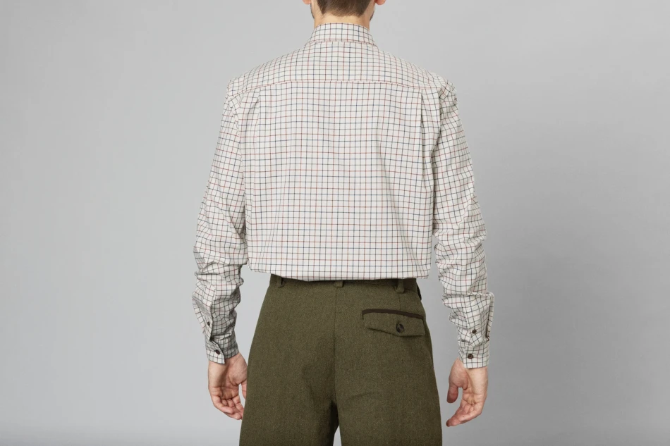 Seeland Oxford Shooting Shirt, kolor: Grape Leaf/Terracota Check