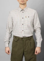 Seeland Oxford Shooting Shirt, kolor: Grape Leaf/Terracota Check