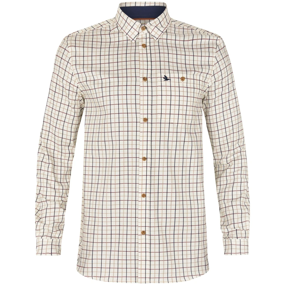 Seeland Oxford Shooting Shirt, kolor: Classic Blue/Merlot Check