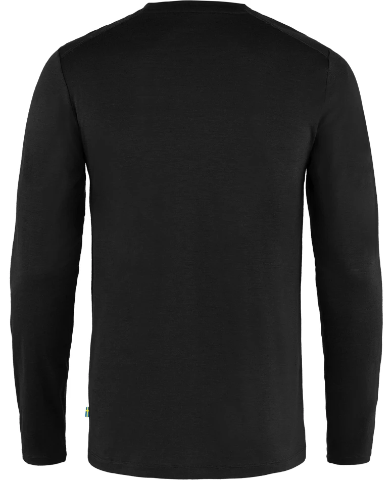 Fjallraven Abisko Wool LS, kolor: 550 - Black