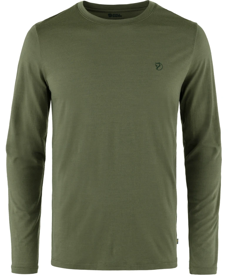 Fjallraven Abisko Wool LS, kolor: 625 - Laurel Green
