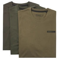 Seeland 3Pack T-shirt, kolory: Pine Green/Military Olive/Grape Leaf