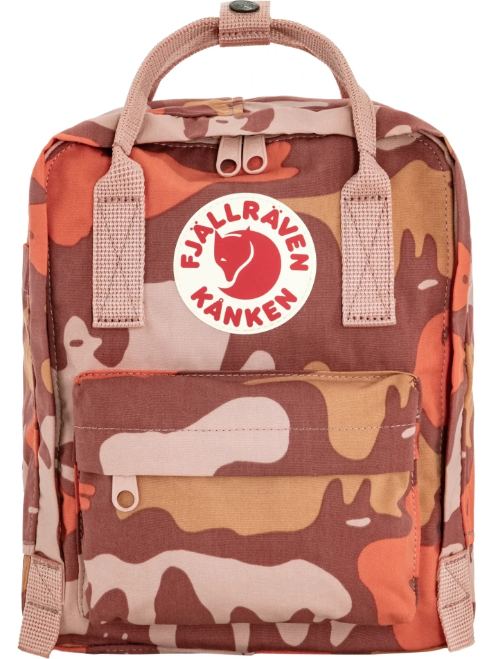 Fjallraven Kanken Graphics Mini, kolor: 302-986 - Chalk Rose-Hidden Animal