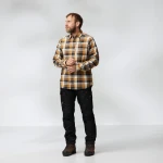 Fjallglim Shirt, kolor: 232-555 - Buckwheat Brown - Dark Navy - 7