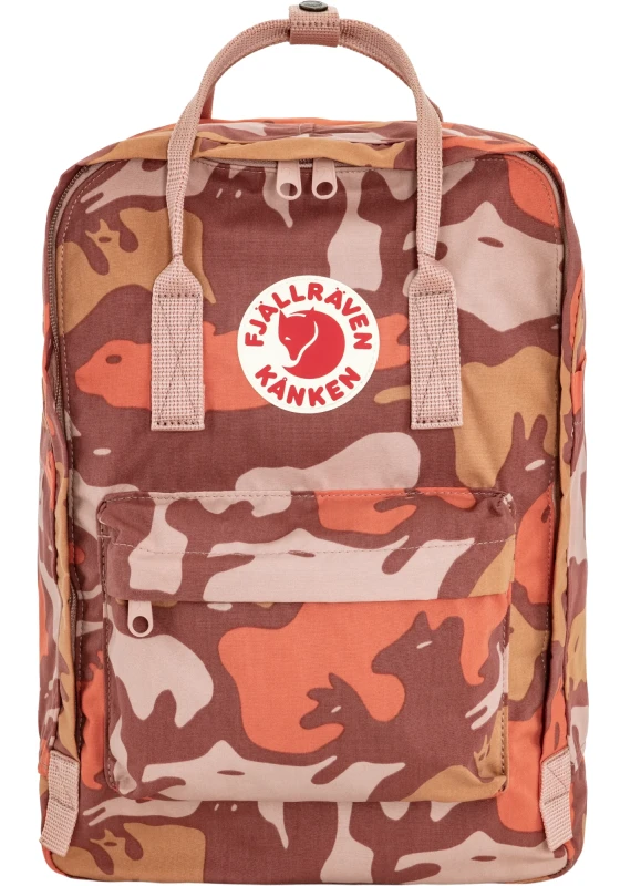 Fjallraven Kanken Graphics Laptop 15", kolor: 302-986 - Chalk Rose-Hidden Animals